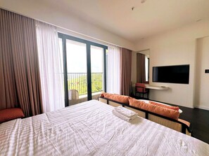 Appartement, vue montagne | Vue de la chambre