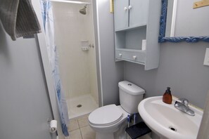 Shower, hair dryer, towels, soap - B-town Hangout (Bloomington)