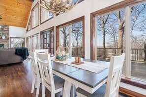 Dining - Two Homes on 160 Acres. Stocked Ponds, Firepits. Just 30 minutes from Tulsa. (Coweta)