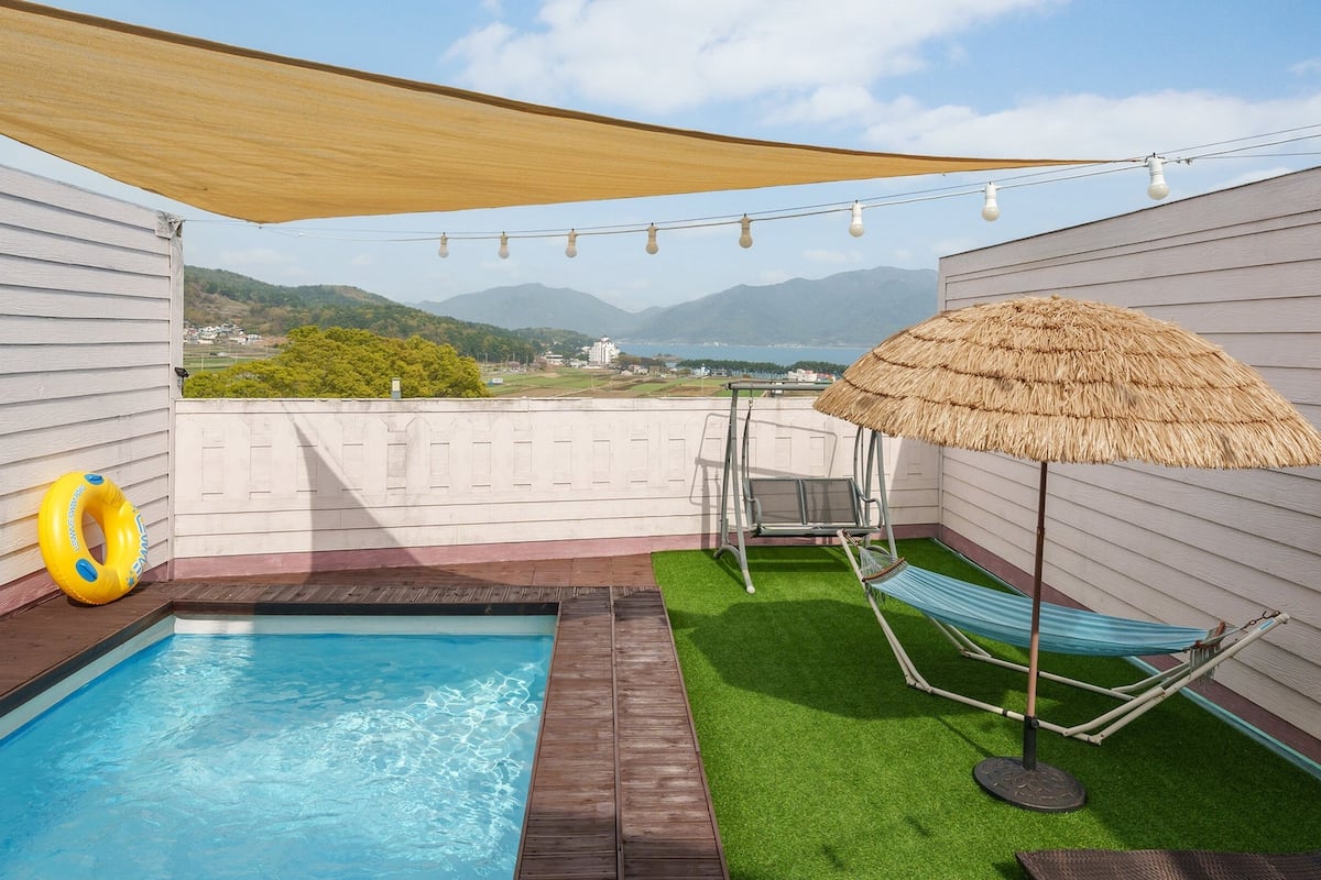 Chambre, 1 chambre (Unit 4 (Pet/Private Pool /BBQ /Spa))