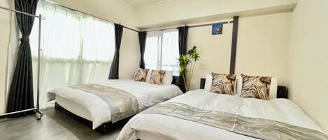 2 chambres, fer et planche à repasser, Wi-Fi gratuit, draps fournis