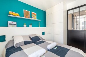 1 chambre, Wi-Fi gratuit, draps fournis
