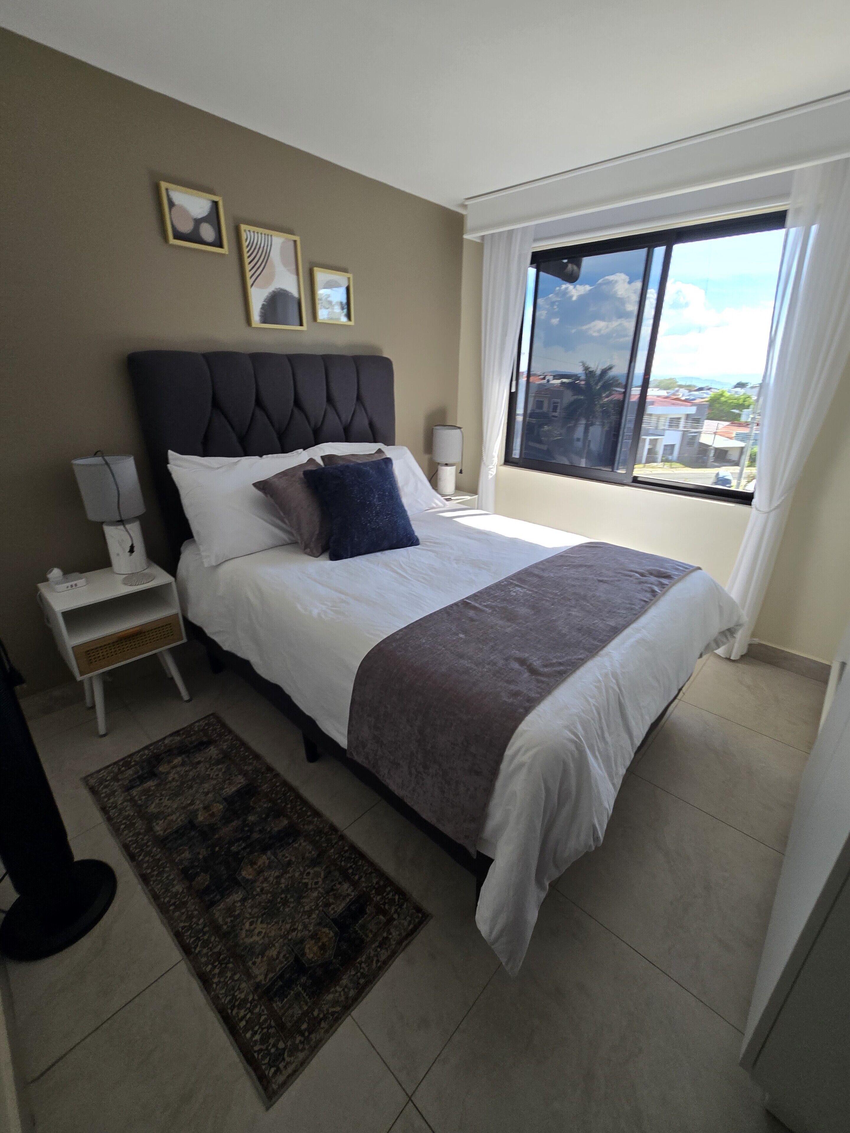 3 bedrooms, in-room safe, iron/ironing board, WiFi (free)
