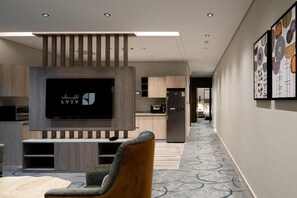 Three-Bedroom Apartment | Living area