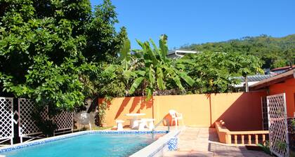 Traditional Caribbean home with pool in Port of Spain