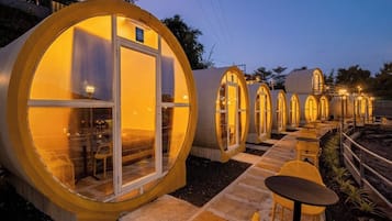 Cabana with Lake View (Common Washroom) | Blackout curtains, soundproofing, iron/ironing board, free WiFi