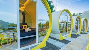 Cabana with Lake View (Common Washroom) | Blackout drapes, soundproofing, iron/ironing board, free WiFi