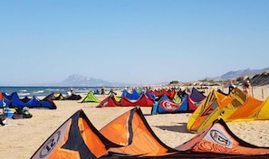 On the beach
