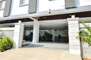 Voorkant van accommodatie