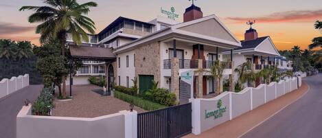 Voorkant van accommodatie