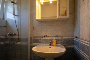 Shower, hair dryer