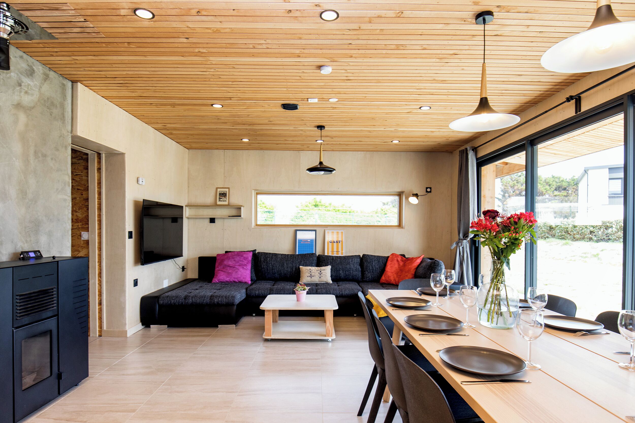 Ti Koat Don, New Wooden House 5 Minutes Walk From The Beach - Plouescat