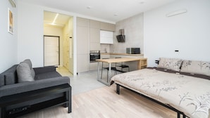 Comfort Apartment, City View | Living area - Studio Apartment (Minsk)