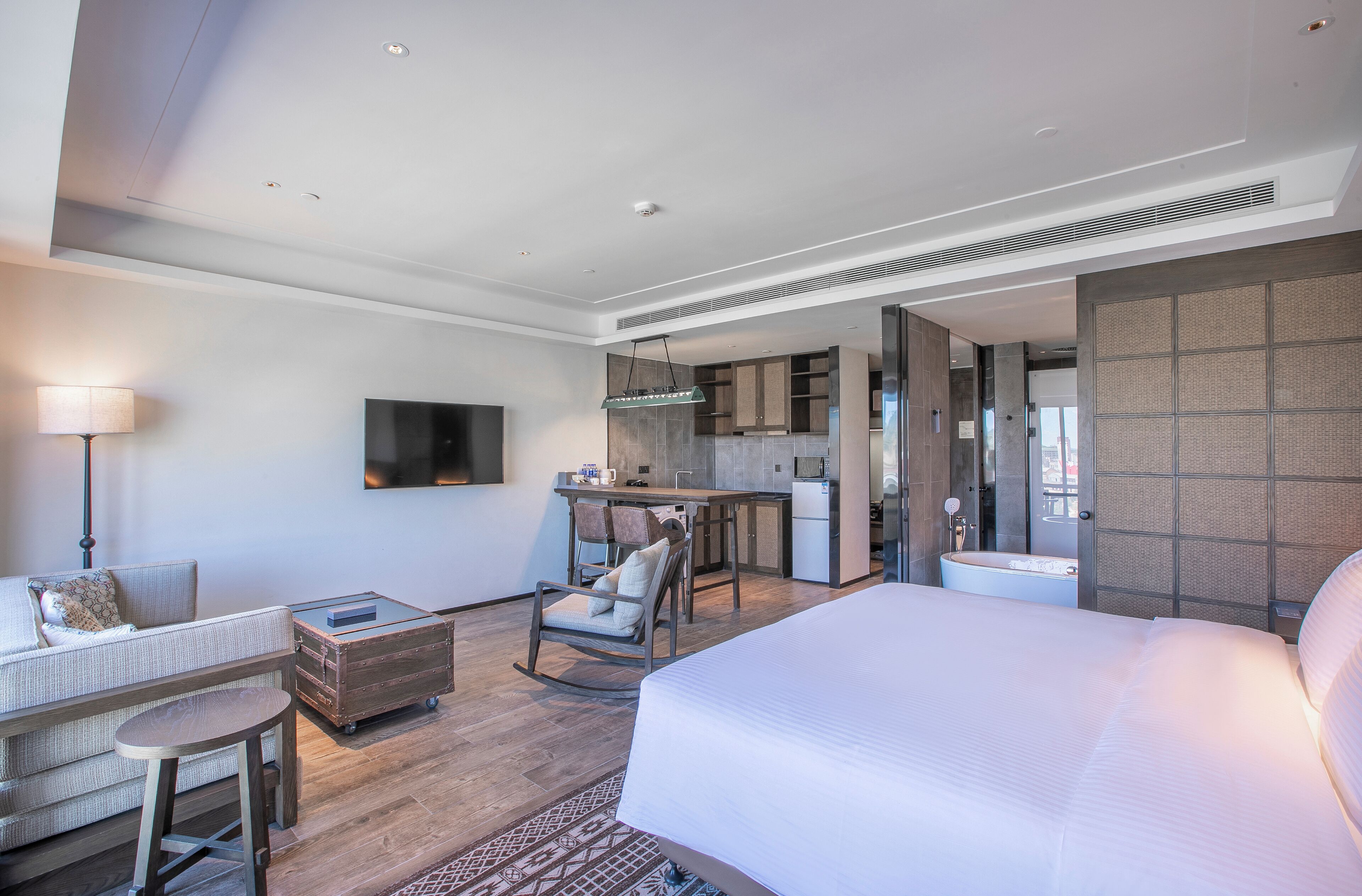 Chambre Double Luxe, coin cuisine