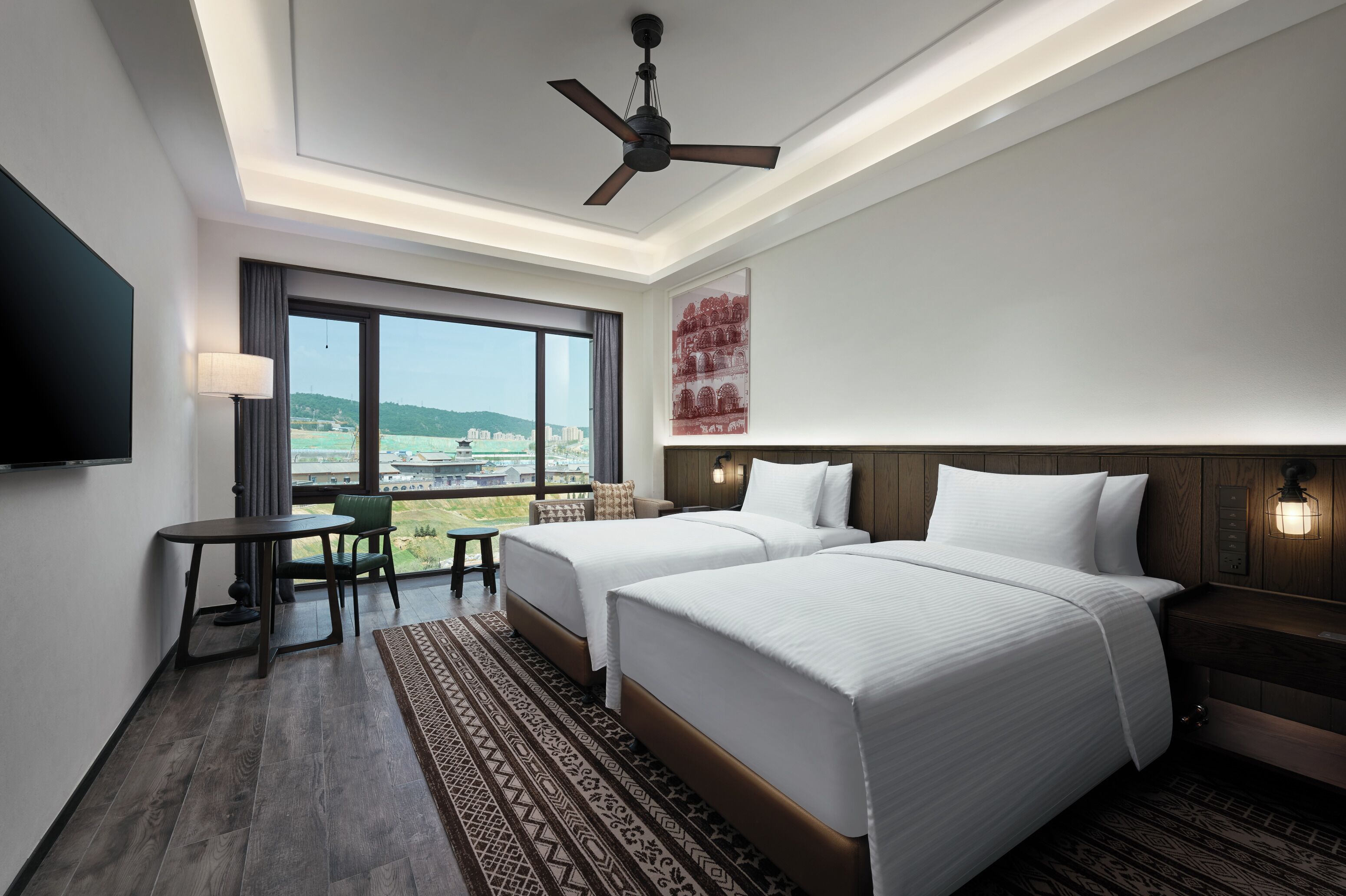 Chambre avec lits jumeaux