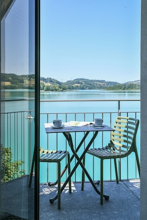 Double Room, Balcony, Lake View | Terrace/patio