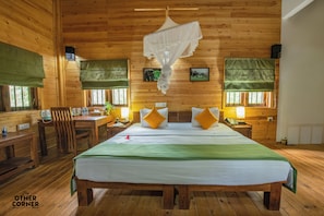 Duplex Tree Cottage | Individually decorated, individually furnished, iron/ironing board