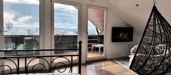 Studio Apartment 'Dinkelberg' with Mountain View, Balcony and Wi-Fi