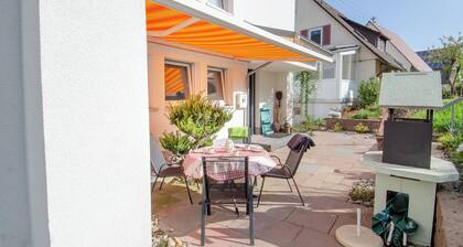 Appartement de vacances 'Sieber' avec piscine commune, terrasse privée et Wi-Fi