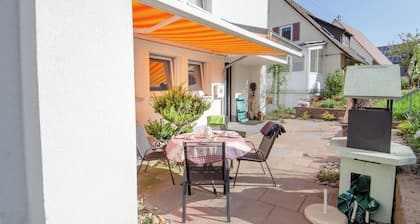 Ferienwohnung 'Sieber' mit Gemeinschaftspool, privater Terrasse und Wi-Fi