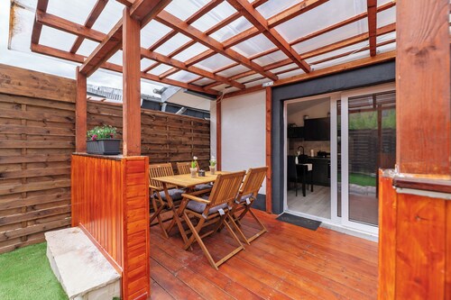 Holiday Home 'Zum Stumpfen Turm' with Sauna, Private Terrace and Garden