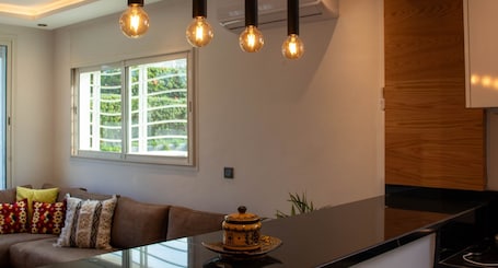 Living area. ZAYANE HOMES RABAT BEACH