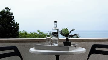 Classic Double or Twin Room, Sea View | Terrace/patio