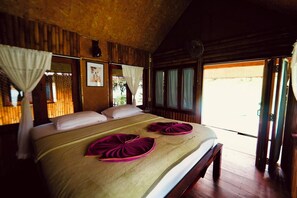 Deluxe-bungalow, lanai, vuoristonäköala