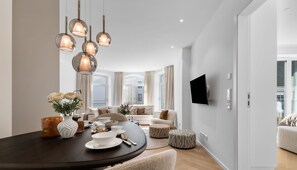 Interior - Luxury apartment with balcony, free SPA use and gym (Sylt)