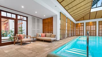 Piscine couverte, piscine chauffée