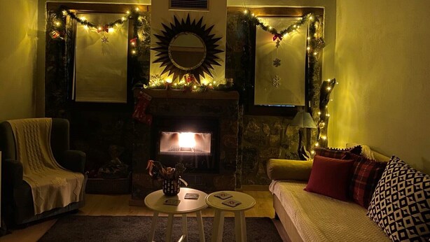 Living area - Kaimaktsalan Maisonette (Edessa)