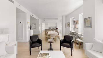 Luxury Apartment, Multiple Beds, Kitchen, City View (PH1) | Living area | 42-inch flat-screen TV with digital channels