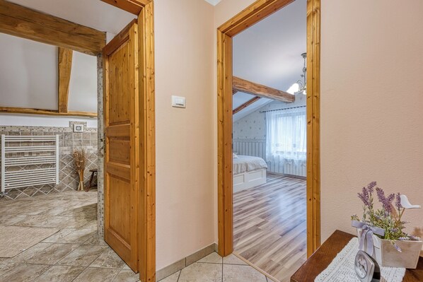 Family Apartment, 2 Bedrooms, Mountainside (Apartment Marta With Emerald Soca) | 2 bedrooms, free WiFi, bed sheets