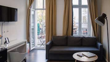 Appartamento, 1 camera da letto (DE_BER_005_Apartmently_025_00_03_B) | 1 camera, una scrivania, ferro/asse da stiro, Wi-Fi gratuito