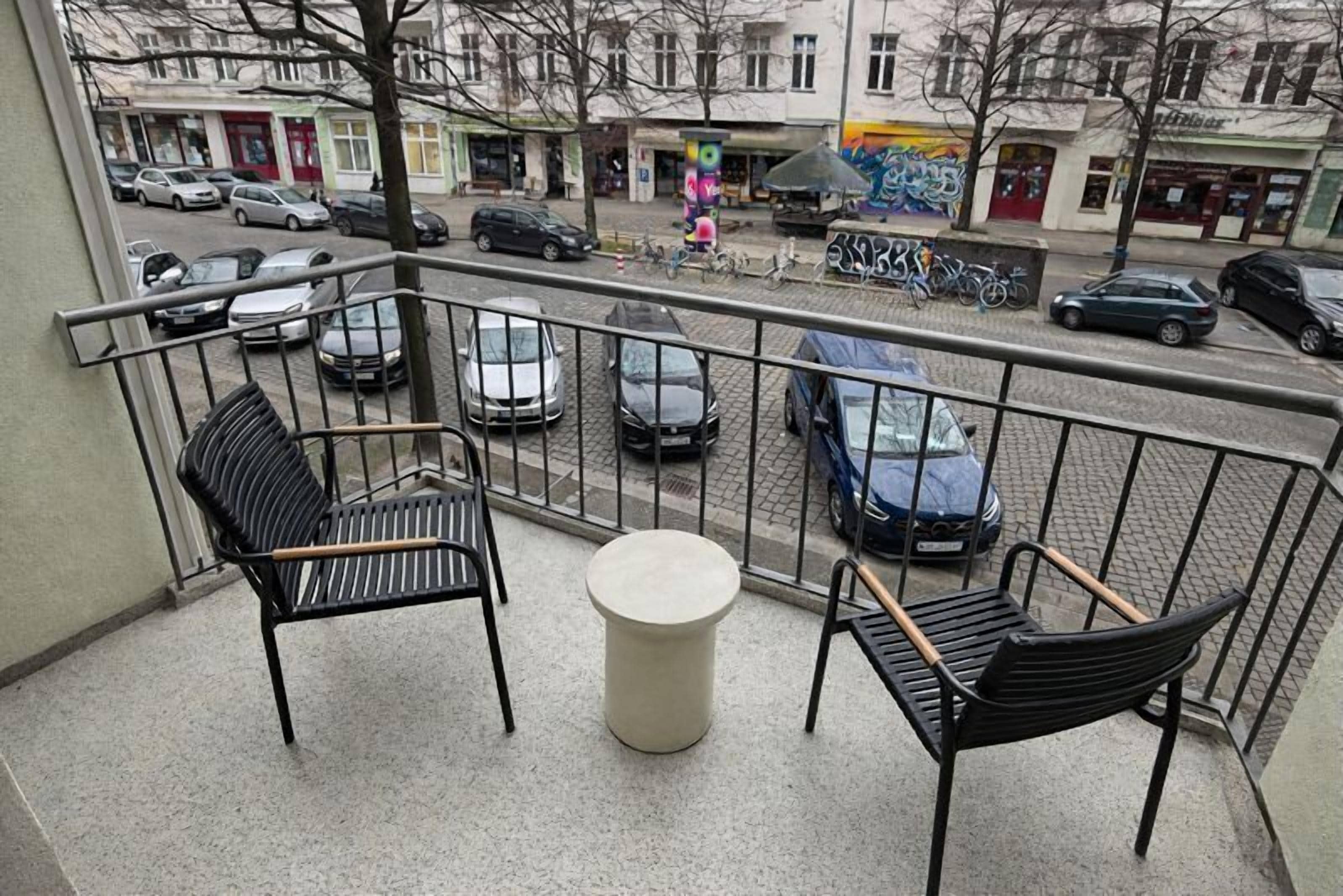 Deluxe Apartment, 1 Double Bed | Balkon