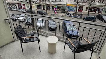 Deluxe Apartment, 1 Double Bed | Balkon