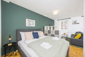 Apartament, 1 dormitori (214988) | Escriptori, espai de treball apte per a portàtils i wifi gratuïta 