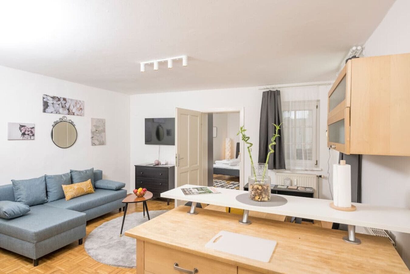 Appartamento, 1 camera da letto (206352) | Area soggiorno | TV a schermo piatto 60 pollici con canali via cavo