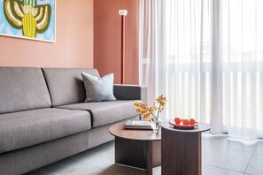 43-inch Smart TV with cable channels, streaming services