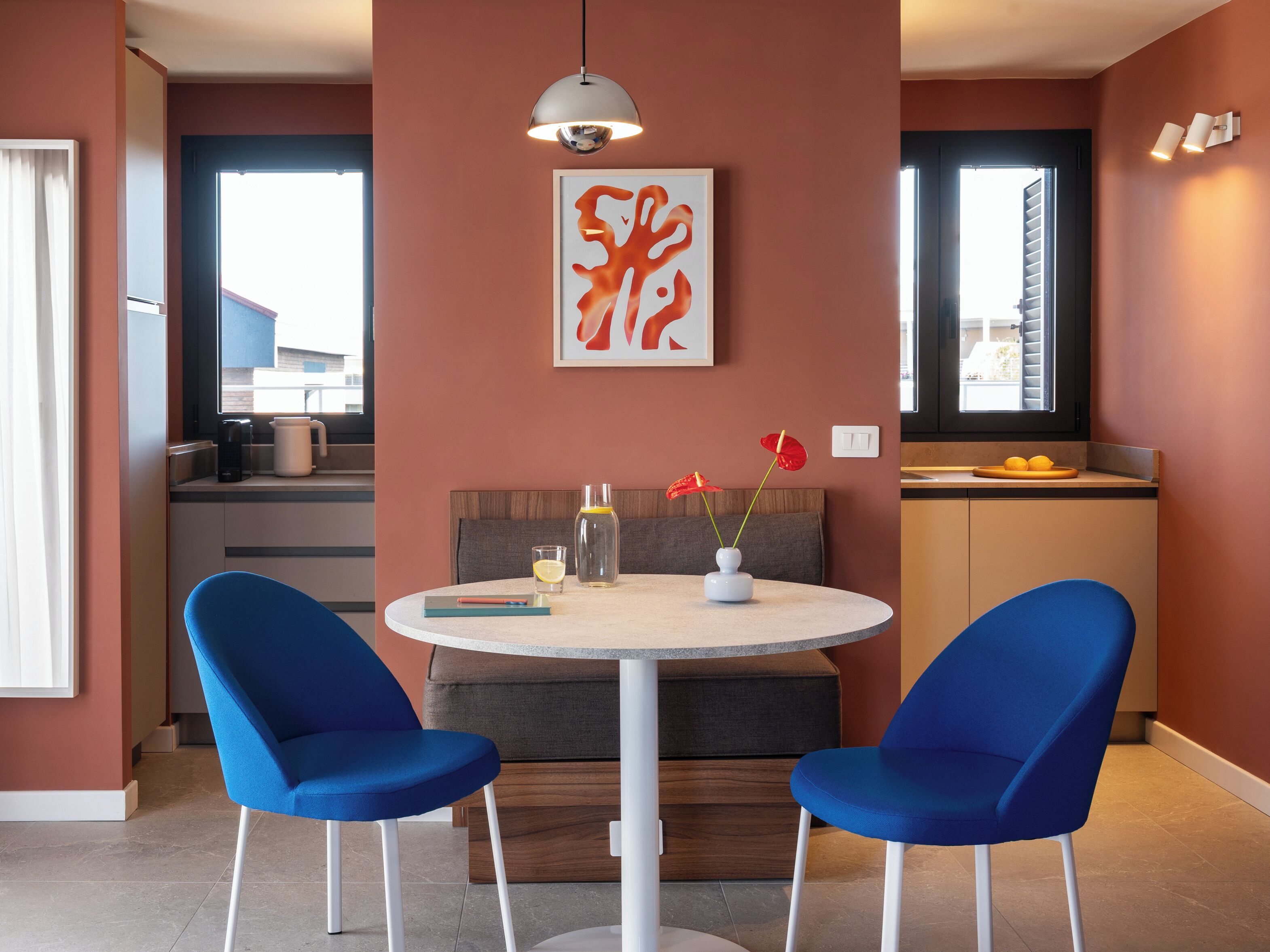 Estúdio grand, cozinha (& Terrace) | Roupas de cama premium, edredons de pluma, cofres nos quartos