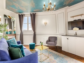 Appartement, vue ville | Coin séjour