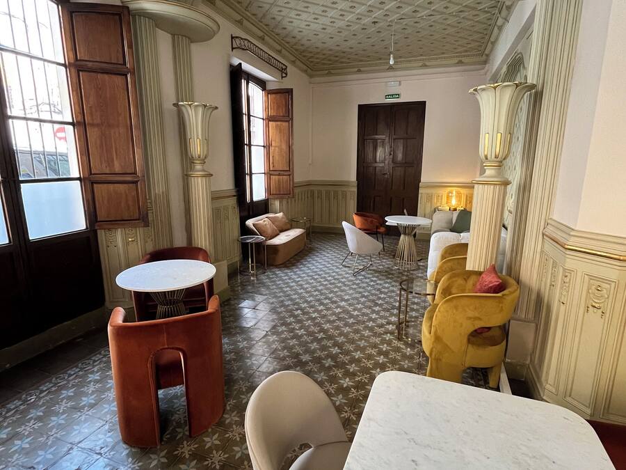 Sitteområde i lobbyen