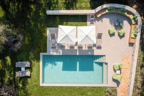 Aerial view - The Olive Project - Villa Maria with Private Pool by Konnect (Corfu)