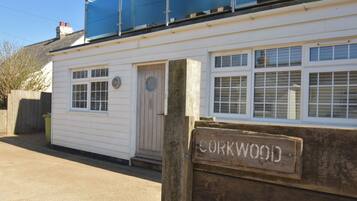 A szálláshely homlokzata