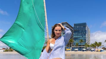 Beach nearby, white sand