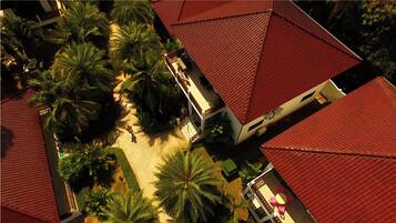 Façana frontal de l'allotjament