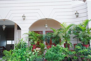 Majoituspaikan sisäänkäynti