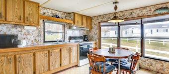 Steps to Lake Ontario: Remote Escape w/ Deck & BBQ