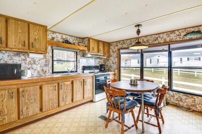 Steps to Lake Ontario: Remote Escape w/ Deck & BBQ