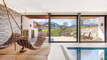 Indoor pool, a heated pool